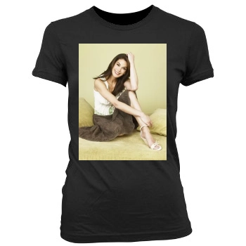 Teri Hatcher Women's Junior Cut Crewneck T-Shirt