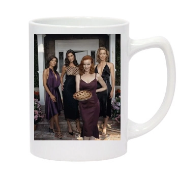 Teri Hatcher 14oz White Statesman Mug