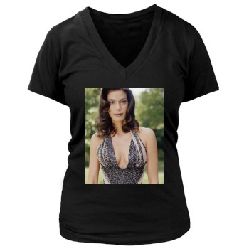 Teri Hatcher Women's Deep V-Neck TShirt