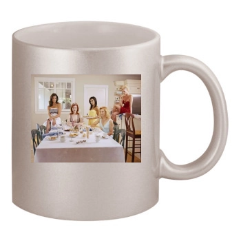 Teri Hatcher 11oz Metallic Silver Mug