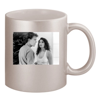 Teri Hatcher 11oz Metallic Silver Mug