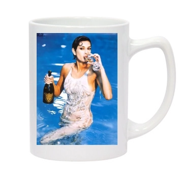 Teri Hatcher 14oz White Statesman Mug