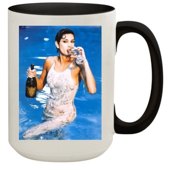 Teri Hatcher 15oz Colored Inner & Handle Mug