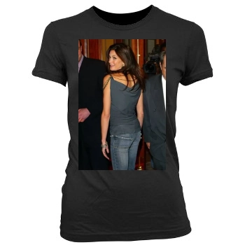 Teri Hatcher Women's Junior Cut Crewneck T-Shirt