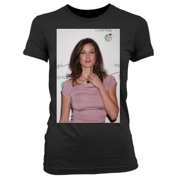 Teri Hatcher Women's Junior Cut Crewneck T-Shirt