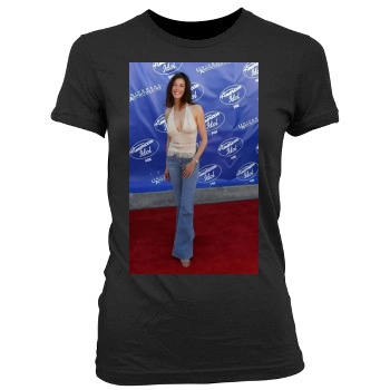 Teri Hatcher Women's Junior Cut Crewneck T-Shirt