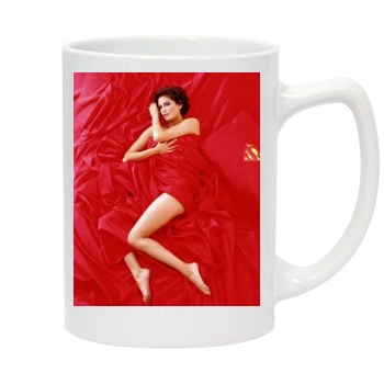 Teri Hatcher 14oz White Statesman Mug