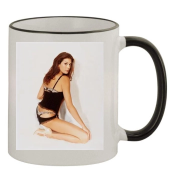 Teri Hatcher 11oz Colored Rim & Handle Mug