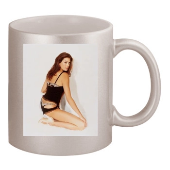 Teri Hatcher 11oz Metallic Silver Mug