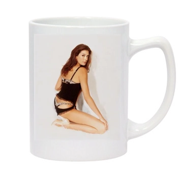 Teri Hatcher 14oz White Statesman Mug