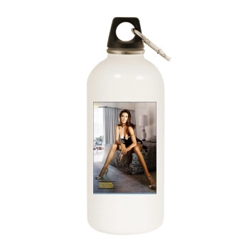 Teri Hatcher White Water Bottle With Carabiner