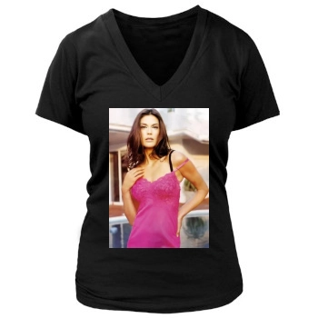 Teri Hatcher Women's Deep V-Neck TShirt