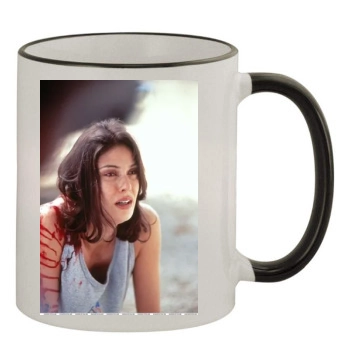 Teri Hatcher 11oz Colored Rim & Handle Mug