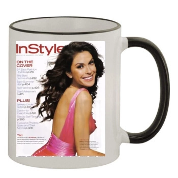 Teri Hatcher 11oz Colored Rim & Handle Mug