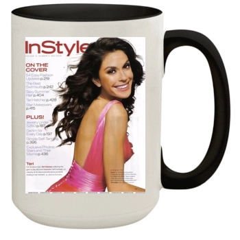 Teri Hatcher 15oz Colored Inner & Handle Mug