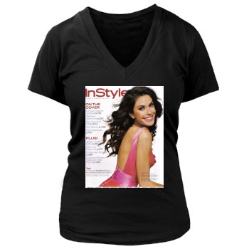 Teri Hatcher Women's Deep V-Neck TShirt