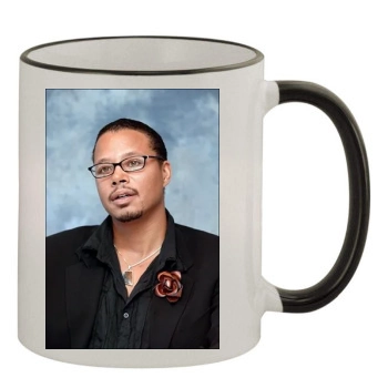 Terrence Howard 11oz Colored Rim & Handle Mug