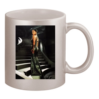 Thandie Newton 11oz Metallic Silver Mug