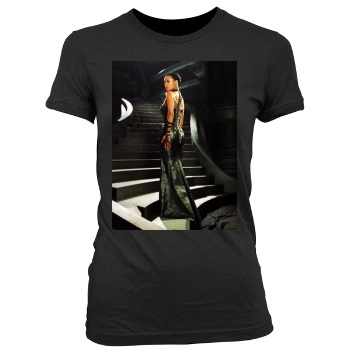Thandie Newton Women's Junior Cut Crewneck T-Shirt