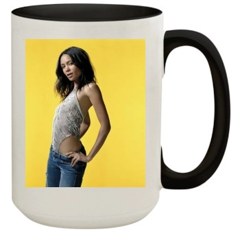 Thandie Newton 15oz Colored Inner & Handle Mug