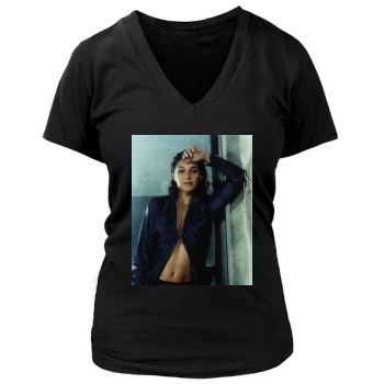 Emmanuelle Chriqui Women's Deep V-Neck TShirt