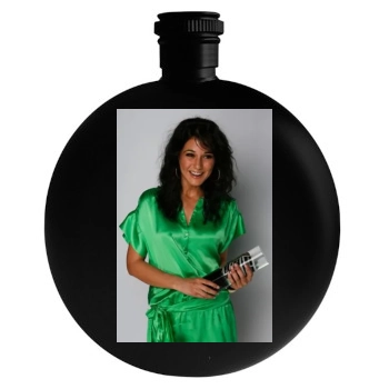 Emmanuelle Chriqui Round Flask