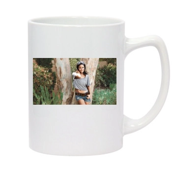 Emmanuelle Chriqui 14oz White Statesman Mug