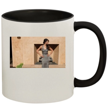 Emmanuelle Chriqui 11oz Colored Inner & Handle Mug