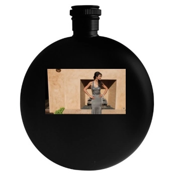 Emmanuelle Chriqui Round Flask