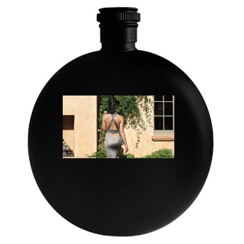 Emmanuelle Chriqui Round Flask