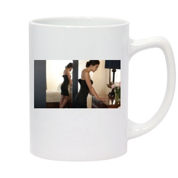 Emmanuelle Chriqui 14oz White Statesman Mug