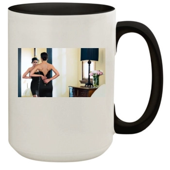 Emmanuelle Chriqui 15oz Colored Inner & Handle Mug