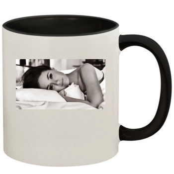 Emmanuelle Chriqui 11oz Colored Inner & Handle Mug