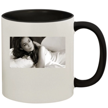 Emmanuelle Chriqui 11oz Colored Inner & Handle Mug