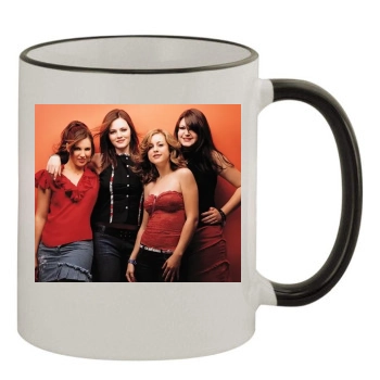 The Donnas 11oz Colored Rim & Handle Mug
