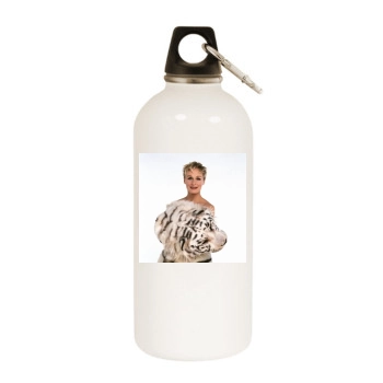 Glenn Close White Water Bottle With Carabiner