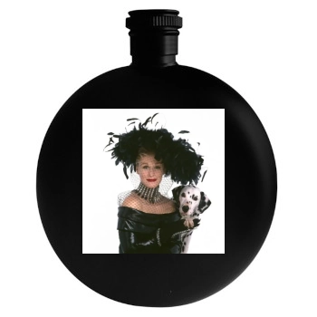 Glenn Close Round Flask