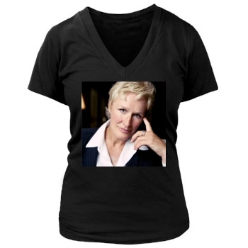 Glenn Close Women's Deep V-Neck TShirt