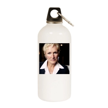 Glenn Close White Water Bottle With Carabiner