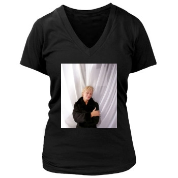 Glenn Close Women's Deep V-Neck TShirt