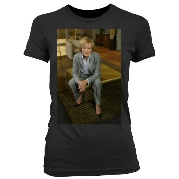 Glenn Close Women's Junior Cut Crewneck T-Shirt