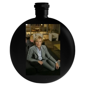 Glenn Close Round Flask