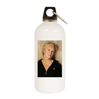 Glenn Close White Water Bottle With Carabiner