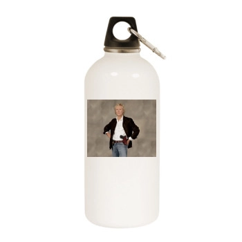 Glenn Close White Water Bottle With Carabiner
