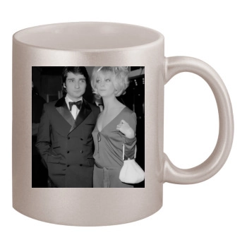 Goldie Hawn 11oz Metallic Silver Mug