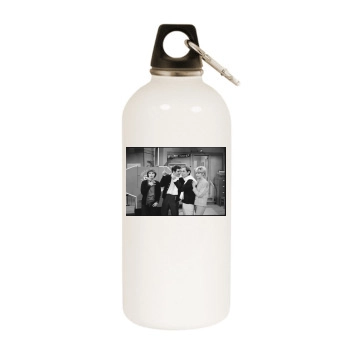 Goldie Hawn White Water Bottle With Carabiner