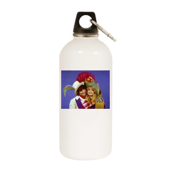 Goldie Hawn White Water Bottle With Carabiner