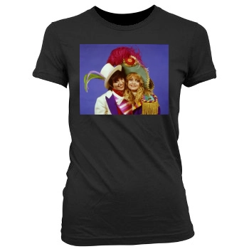 Goldie Hawn Women's Junior Cut Crewneck T-Shirt