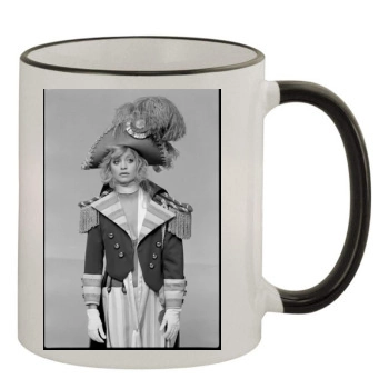 Goldie Hawn 11oz Colored Rim & Handle Mug