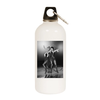 Goldie Hawn White Water Bottle With Carabiner